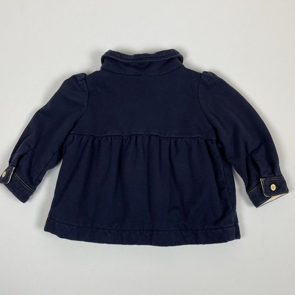 Baby Gap Navy Blue Sweater Jacket Size 6-12M - Picture 3 of 6